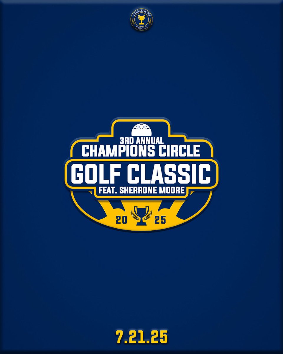 Champions Circle (@champcircleuofm) on Twitter photo The 3rd Annual Champions Circle Golf Classic featuring <a href="/Coach_SMoore/">Sherrone Moore</a> is coming soon⛳️〽️
Stay tuned for more details.
Corporate sponsorship opportunities are available! Interested? Shoot us a DM. The 3rd Annual Champions Circle Golf Classic featuring <a href="/Coach_SMoore/">Sherrone Moore</a> is coming soon⛳️〽️
Stay tuned for more details.
Corporate sponsorship opportunities are available! Interested? Shoot us a DM.