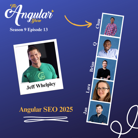 The Angular Plus Show (@angularshow) on Twitter photo #Angular for SEO? Absolutely! Join us as <a href="/jeffwhelpley/">Jeff Whelpley</a> shows us why Angular with SSR is excellent technical choice for optimizing your web app for Search Engine Optimization. #ngconf2025
🍎bit.ly/4ek8jRV
🟢bit.ly/3G8HCmQ
📺bit.ly/3Gc15mz #Angular for SEO? Absolutely! Join us as <a href="/jeffwhelpley/">Jeff Whelpley</a> shows us why Angular with SSR is excellent technical choice for optimizing your web app for Search Engine Optimization. #ngconf2025
🍎bit.ly/4ek8jRV
🟢bit.ly/3G8HCmQ
📺bit.ly/3Gc15mz
