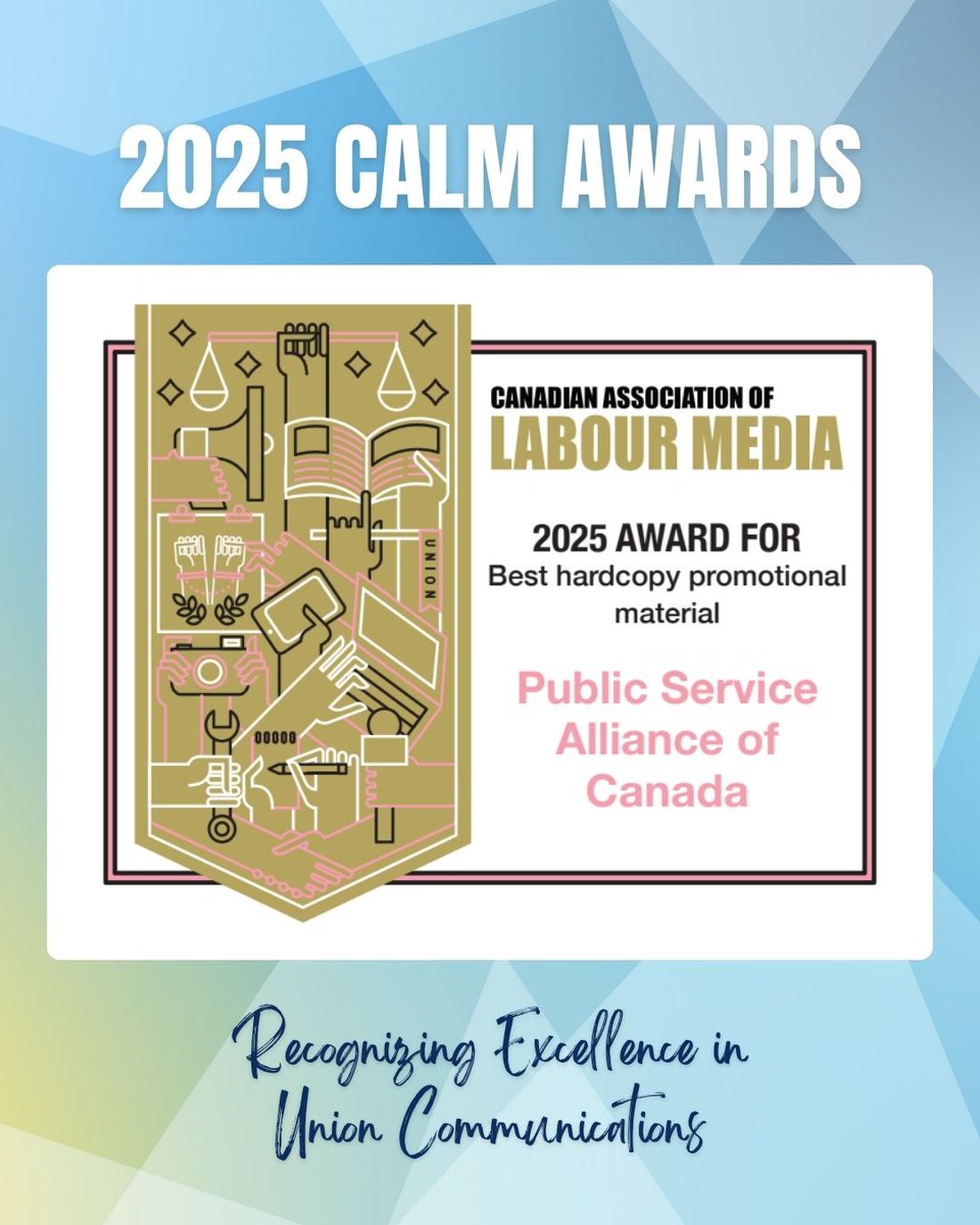 CanLabourMedia's tweet image. A solid call-to-action mixed with a hint of sarcasm. No wonder @psac_afpc won the award for Best Hard Copy Promotional Material with their Remote Works Bumper Sticker!
