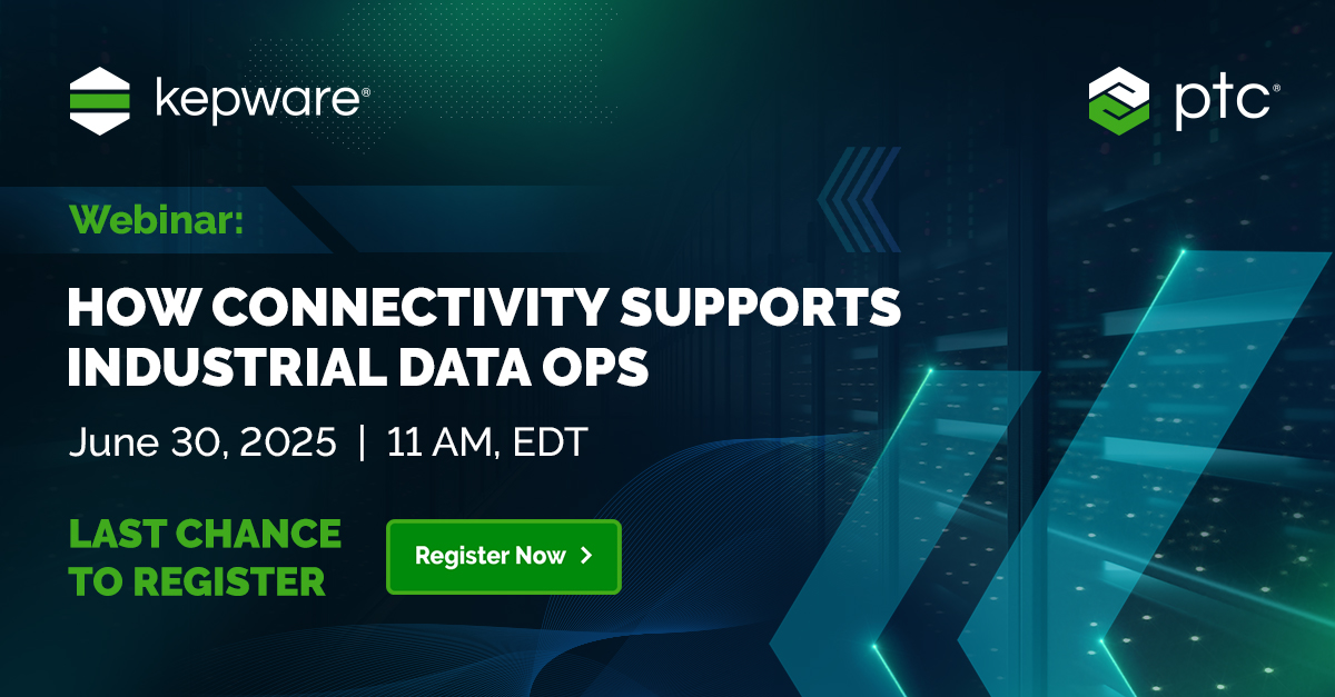 🚀 Smarter operations start here!🚀

Sign up for our June 30th webinar—hosted by Abby Eon &amp; Sam Elsner—to explore how real-time data &amp; AI can modernize systems, unify visibility &amp; scale analytics.

👉 Save your seat: ptc.co/cowE50Wg3ZT