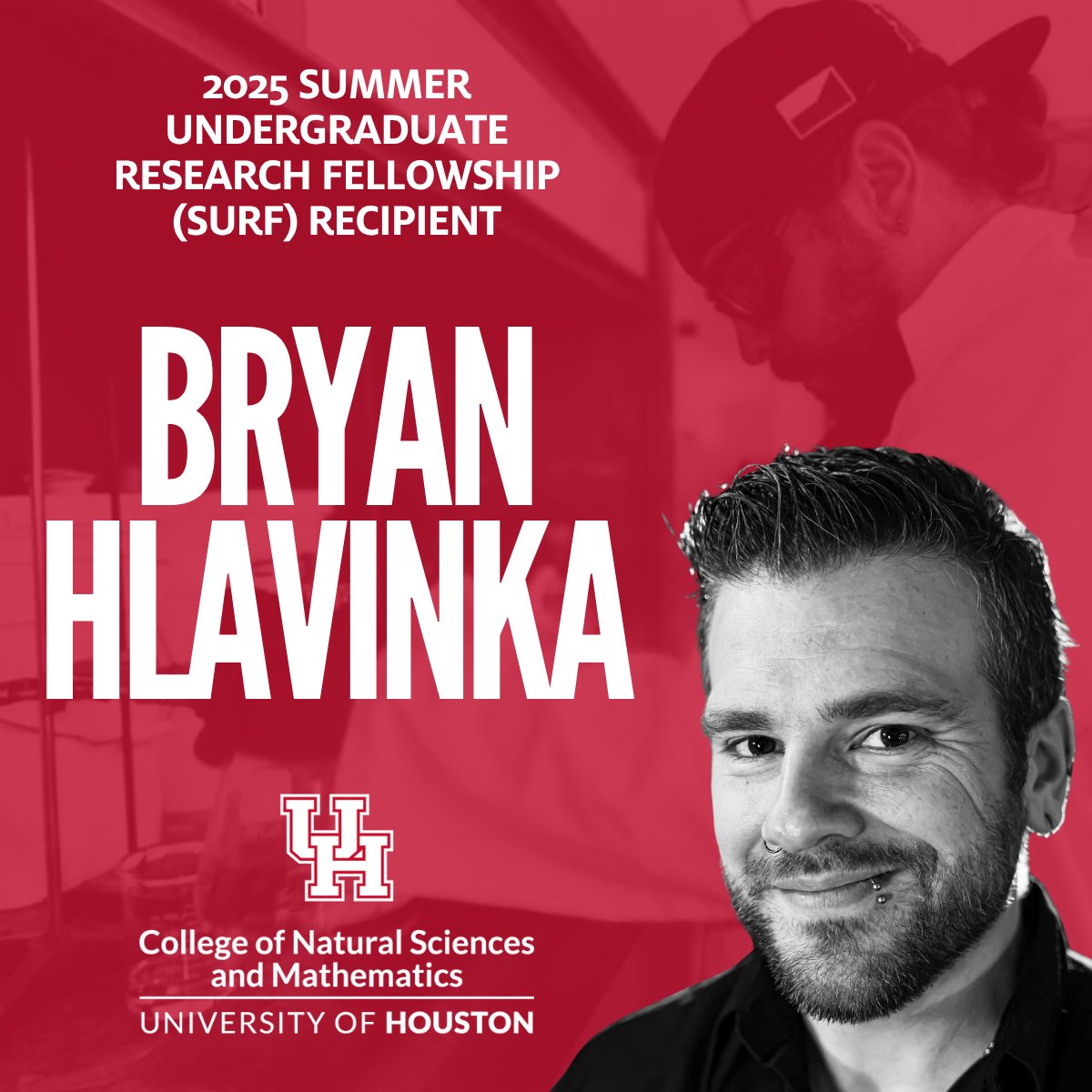 UH College of Natural Sciences and Mathematics (@uh_nsm) on Twitter photo Congrats to Bryan Hlavinka (Biochemistry) for earning a SURF fellowship from <a href="/UHouston/">University of Houston</a>! 🎉 He’s researching sol-gel coatings that could one day become spray-on solar panels. 🔬☀️
#UHNSM #UndergraduateResearch #STEM #Nanotech #EnergyInnovation Congrats to Bryan Hlavinka (Biochemistry) for earning a SURF fellowship from <a href="/UHouston/">University of Houston</a>! 🎉 He’s researching sol-gel coatings that could one day become spray-on solar panels. 🔬☀️
#UHNSM #UndergraduateResearch #STEM #Nanotech #EnergyInnovation