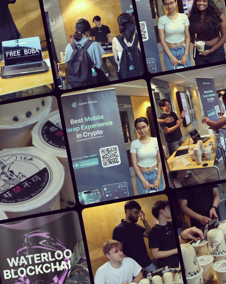 we taught 120 students how to use Jupiter and in Exchange… they got boba

best trade of the week? easily.

#Web3 #Jupiter #UWaterloo