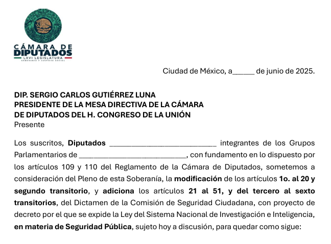 🗳️📌 HOY SE DISCUTEN LAS LEYES DE SEGURIDAD E INTELIGENCIA. EL GOBIERNO TENDRÁ NUESTROS DATOS

En la Cámara de Diputado se discutirán los dictámanes de:

📍Ley General del Sistema Nacional de  Seguridad Pública
📍Ley del Sistema Nacional de Investigación e Inteligencia

Ojo: