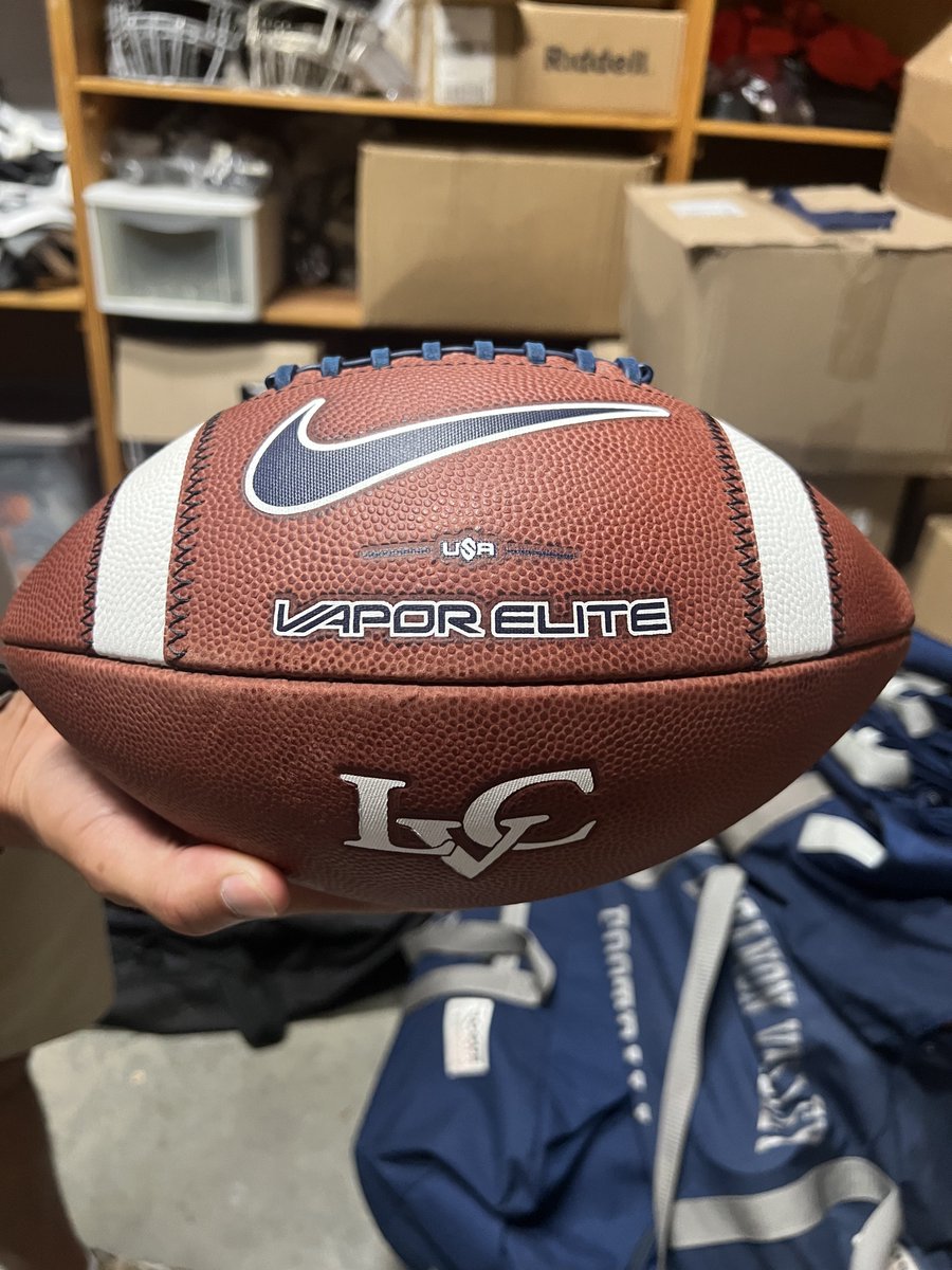 Game Balls arrived, new turf, and track going in!  49 days!  Team Camp up next!
#RiseAsOne