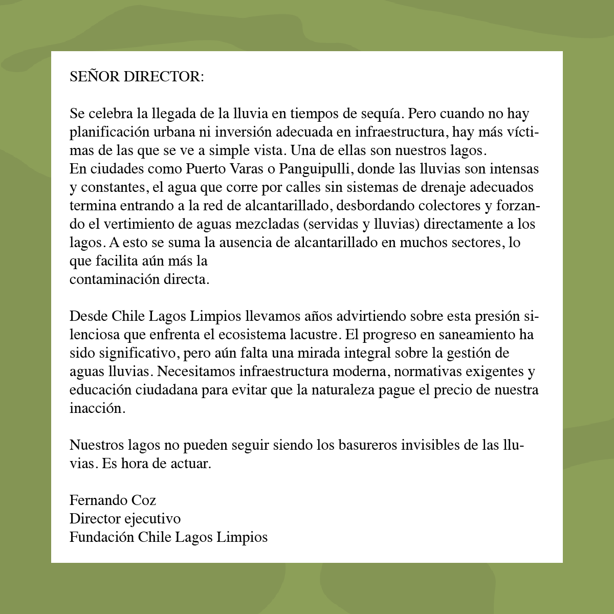 Chile Lagos Limpios tweet media