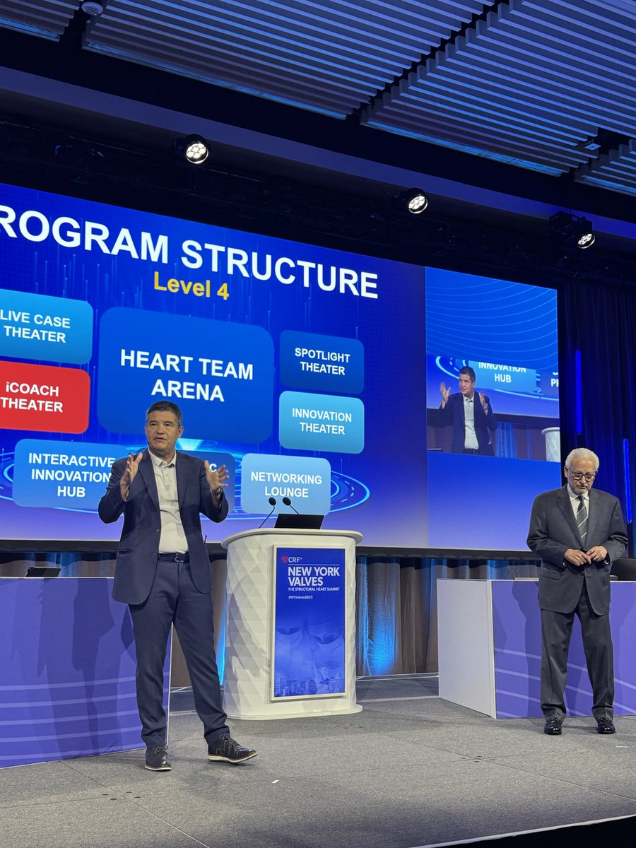 Welcome to #NYValves2025! 🎉
Drs. Juan Granada and Martin Leon kick off three powerful days of structural heart innovation, connection, and education in NYC. Let’s go! 🫀💥