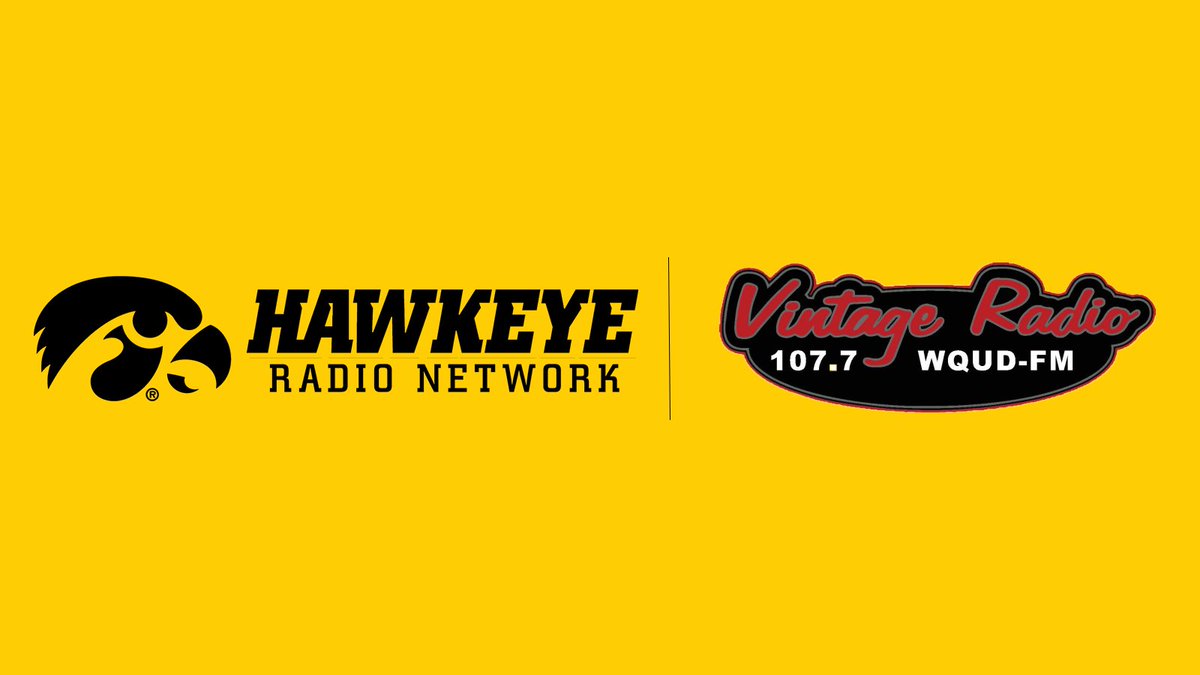 Gary Dolphin (@garydolphin) on Twitter photo Big news, Quad Cities! The Hawkeye Radio Network is now on 107.7 <a href="/wqudfm/">Vintage Radio</a>!
Catch @hawkeyefootball, <a href="/IowaHoops/">Iowa Men’s Basketball</a> & @iowawbb, and Hawk Talk all season long.
Welcome aboard, WQUD! #Hawkeyes Big news, Quad Cities! The Hawkeye Radio Network is now on 107.7 <a href="/wqudfm/">Vintage Radio</a>!
Catch @hawkeyefootball, <a href="/IowaHoops/">Iowa Men’s Basketball</a> & @iowawbb, and Hawk Talk all season long.
Welcome aboard, WQUD! #Hawkeyes