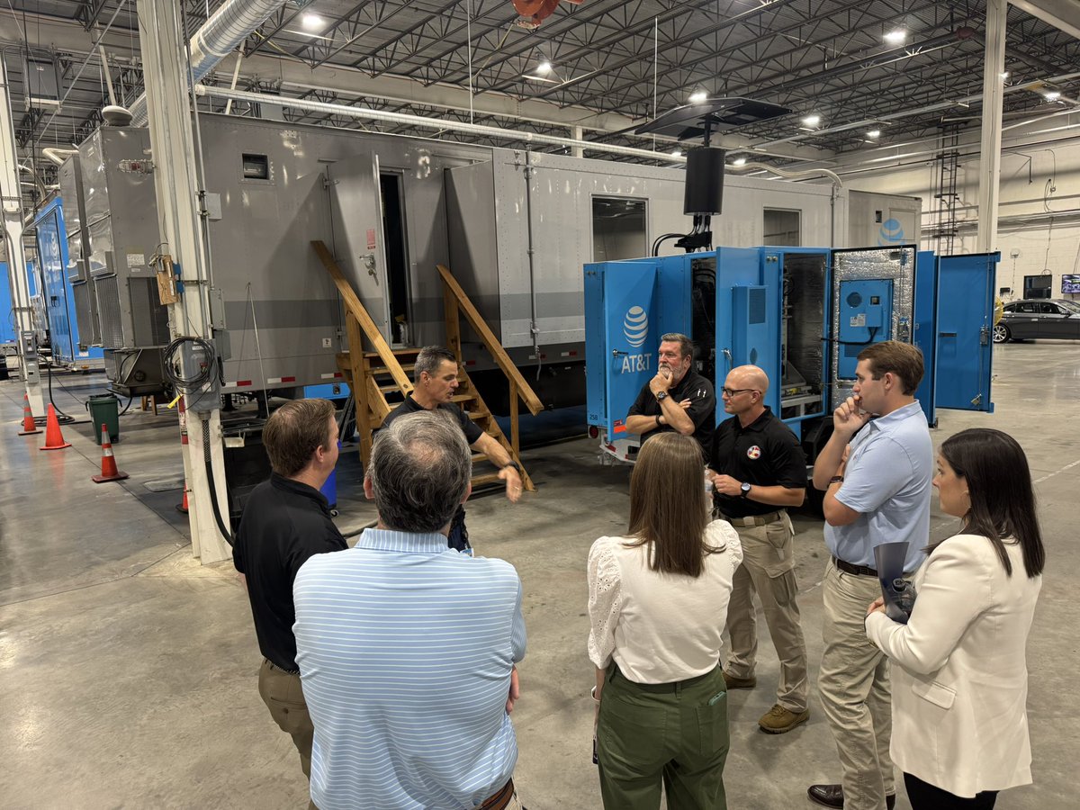 Yesterday morning, GEMA/HS Director Josh Lamb and Chief of Staff Mike Smith visited AT&amp;T’s Network Disaster Recovery warehouse, one of only five locations in the nation.

AT&amp;T briefed our agency on their response and recovery capabilities for both natural and manmade disasters.
