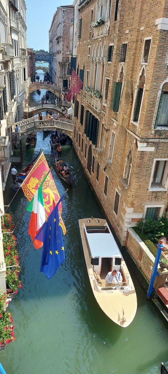 Ohhhh, gotta admit.....I feel pretty blessed that I can enjoy moments like these with my Wife and Best Friend of over 35 years.  

Venice is the backdrop, how special.