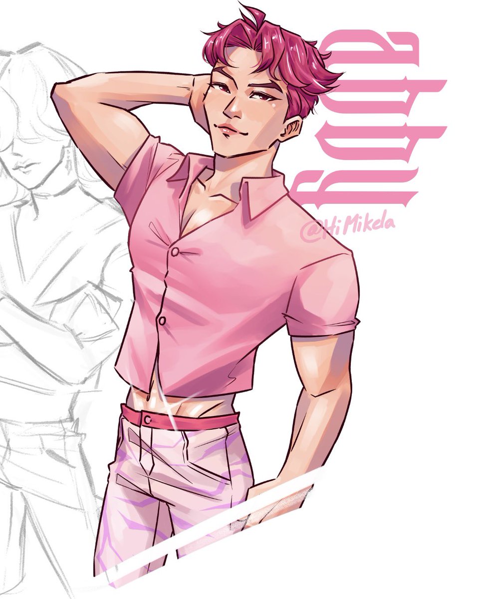 Just a break from drawing Huntrix because their outfits are so detailed 😭😭 #KPOPDEMONHUNTERS #kpdh #abby