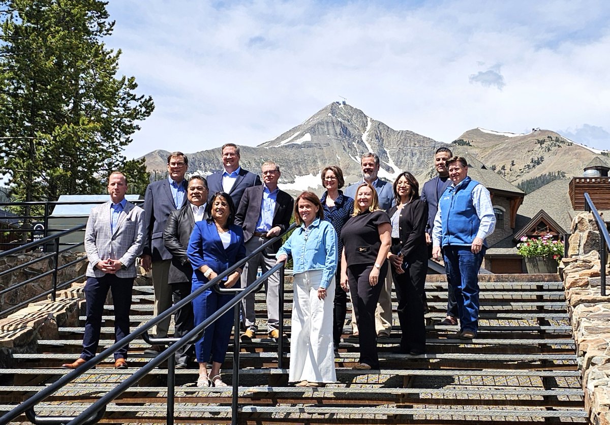 nevadadoi's tweet image. 📍 Big Sky, MT | June 25
Commissioner Scott Kipper &amp;amp; Deputy Commissioner Ned Gaines are proudly repping Nevada at the NAIC Mid-Year Roundtable! 🏔️ Discussions on corporate governance, life reinsurance &amp;amp; homeowners market trends on deck. #NAIC #NevadaInsurance
