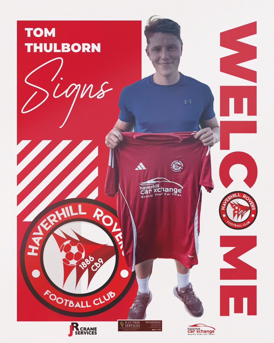 Here we go, signing number 3 of the summer. Exciting forward Tom Thulborn joins the squad having play at Bury and Mildenhall last season. Another great addition to an already strong squad.