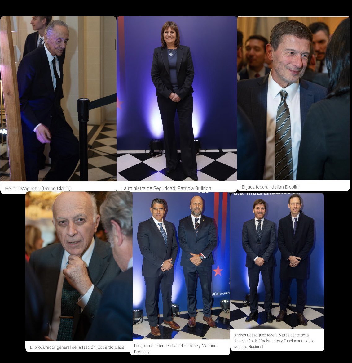 Lo bueno de la galería de fotos de Infobae en la embajada es que podés ver las caritas de algunos de los que persiguen a Cristina.
Qué vocación de colonia, hermano.