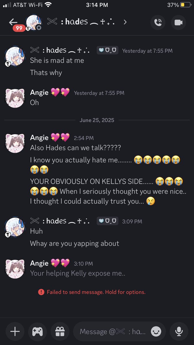 AngieChan24's tweet photo. EXPOSING ASSHOLE HADES FOR BEING ON KELLYS SIDE AKA LENA 🤬🤬🤬
He’s such a fucking fake!
If he hates me so much then he should date Izzy again aka Blox https://t.co/6TohR0xbuq