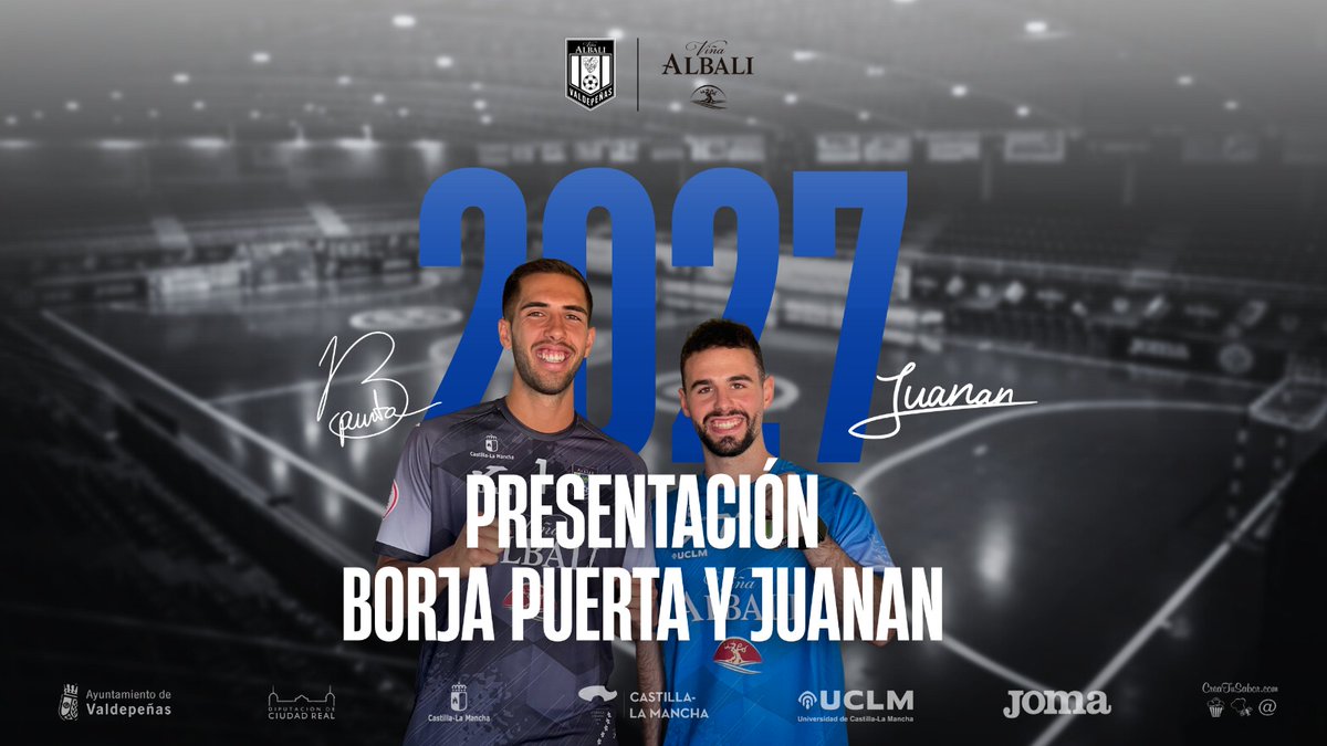 Viña Albali Valdepeñas (@vinaalbalifs) on Twitter photo 🎙️ Rueda de prensa de las presentaciones de Borja Puerta y Juanan.
👉🏼 youtu.be/b8vehHLdBxM
📹 <a href="/DeportesCMM/">Deportes CMM</a>
#ViñaAlbaliValdepeñas #PrimeraDivisiónFS 🎙️ Rueda de prensa de las presentaciones de Borja Puerta y Juanan.
👉🏼 youtu.be/b8vehHLdBxM
📹 <a href="/DeportesCMM/">Deportes CMM</a>
#ViñaAlbaliValdepeñas #PrimeraDivisiónFS
