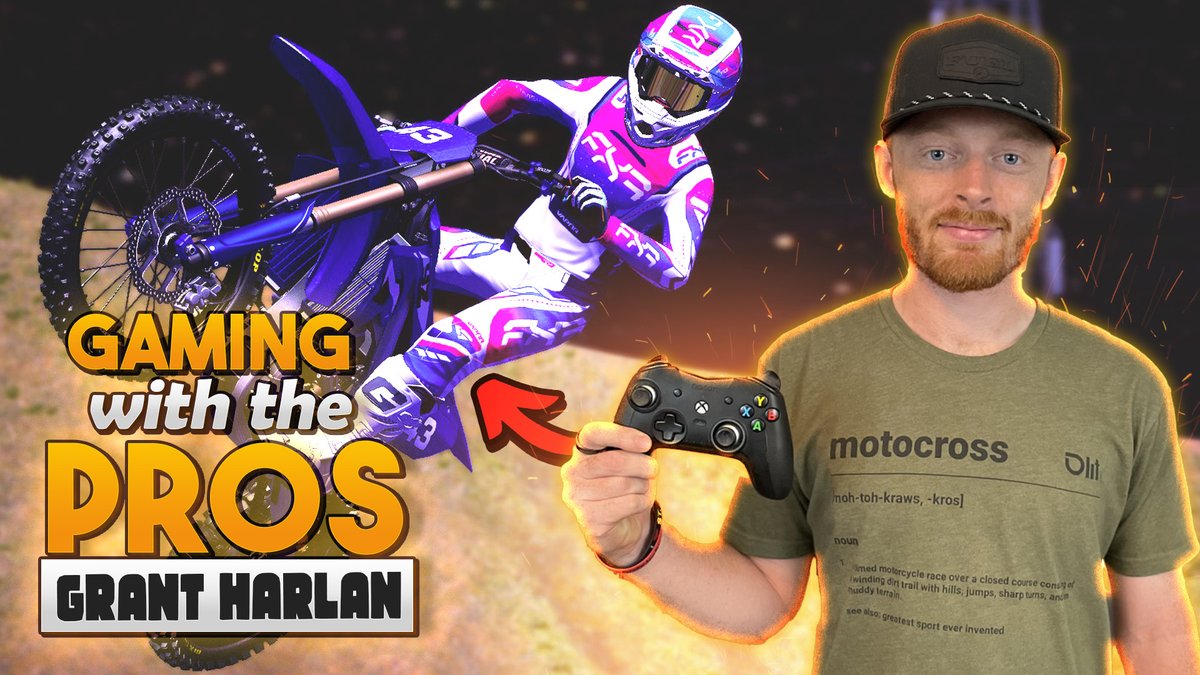 Episode 2 of Gaming with the Pros is here as I welcomed Grant Harlan in studio this week to shred some MX Bikes! We talked about sim games, growing up in Hawaii, and much more. Check out the short form video here: youtube.com/watch?v=fIGfvE…