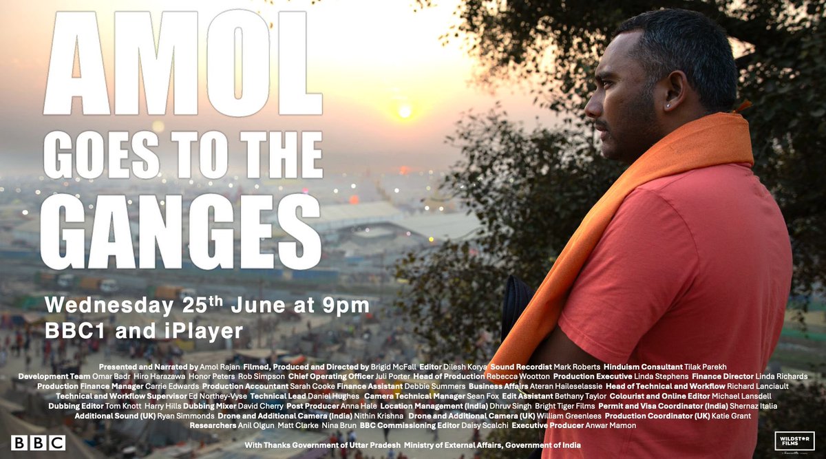 Amol Rajan (@amolrajan) on Twitter photo This is on <a href="/BBCiPlayer/">BBC iPlayer</a> now and <a href="/BBCOne/">BBC One</a> at 9pm, and Iād be genuinely honoured if you watched it. Thank you.
#ganges This is on <a href="/BBCiPlayer/">BBC iPlayer</a> now and <a href="/BBCOne/">BBC One</a> at 9pm, and Iād be genuinely honoured if you watched it. Thank you.
#ganges