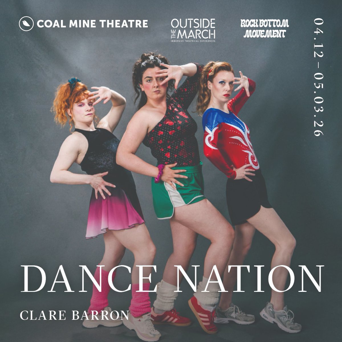 DANCE NATION
A Coal Mine Theatre and Outside the March Production,
in association with Rock Bottom Movement
April 12th – May 3rd

Written by Clare Barron
Directed by Diana Bentley
with Movement Direction by Alyssa Martin