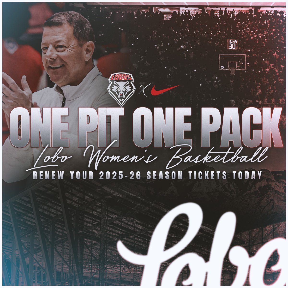 Season Ticket Renewals are LIVE! 
Don’t miss a single game at The Pit this season.
Secure your seat. Renew now:  app.golobos.com/wbbrenew25