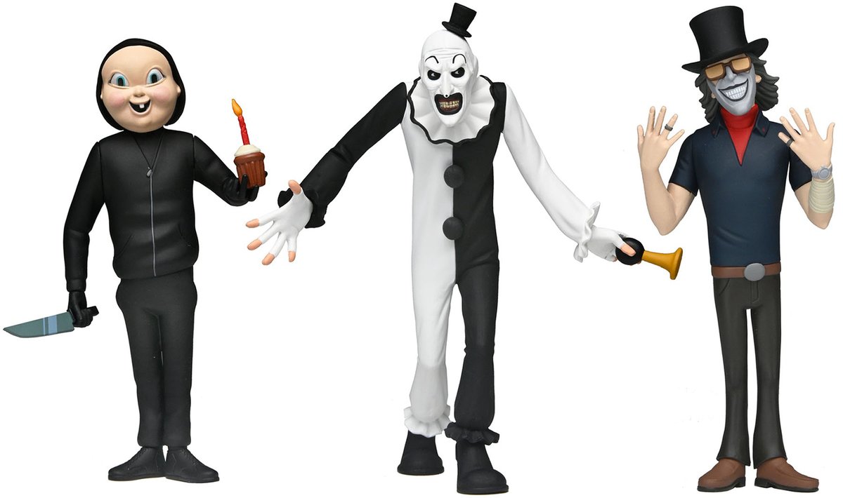 SwanNoble's tweet photo. Bon bon je crois que je vais pas tarder à la commencer cette nouvelle collection NECA Toony Terrors. Trop de dinguerie qui sort de semaines en semaines. 😯 #Horrormo https://t.co/zlwUdhjm61