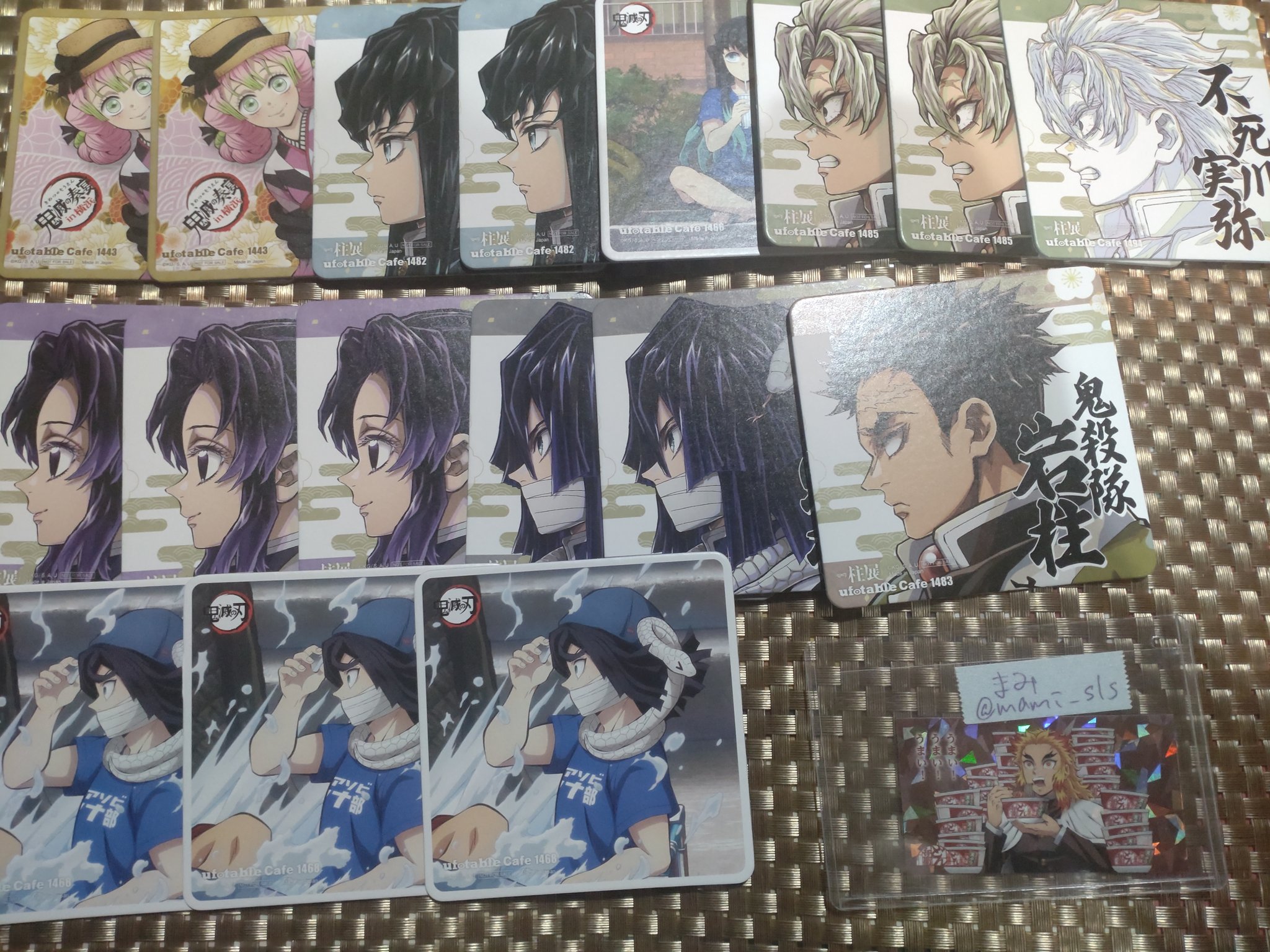 鬼滅の刃 ufotable カフェ ダイニング 柱展 サウナ 煉獄 コースター 鬼滅の刃 ufotable カフェ ダイニング 柱展 サウナ しのぶ