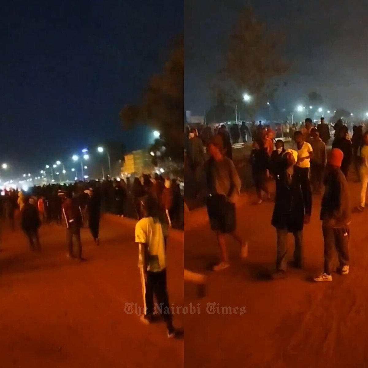 Happening Now;
Protestors are Still along Thika Road👇