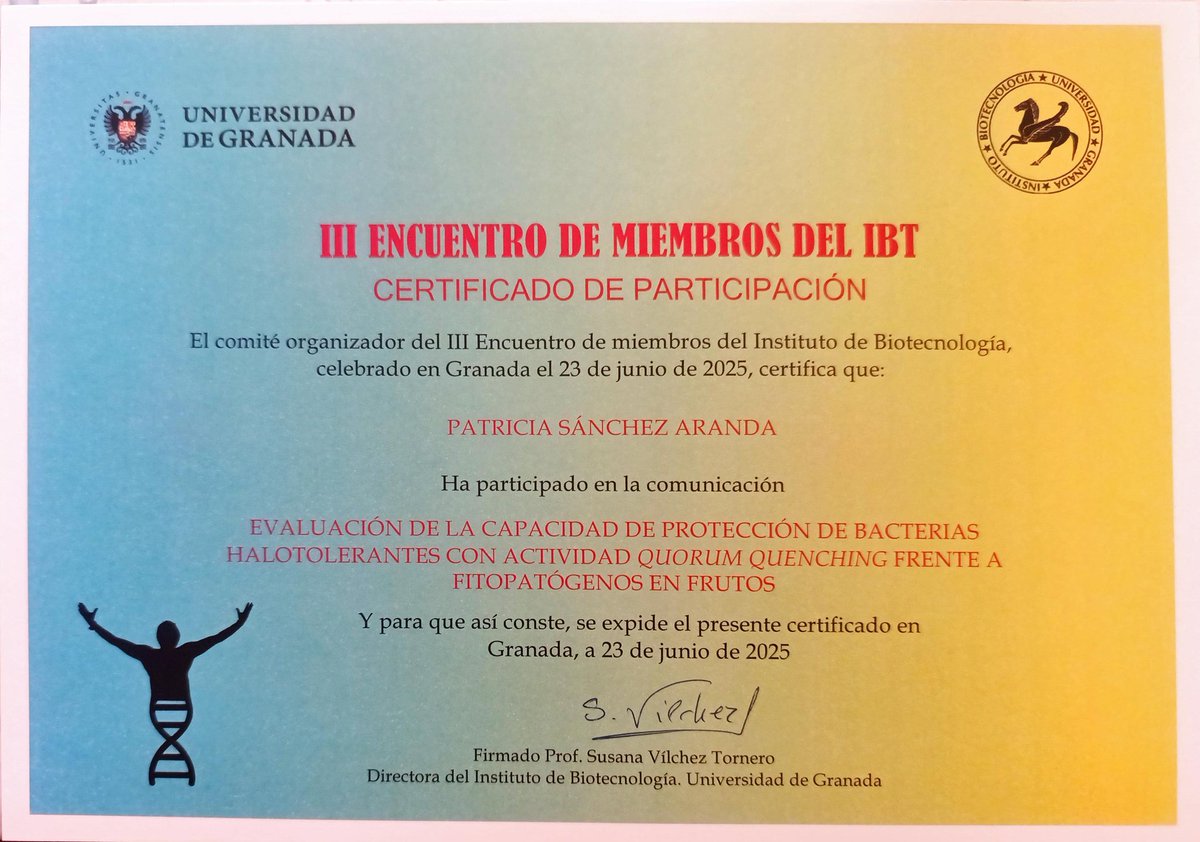 psanchez2515's tweet photo. Este lunes tuve el placer de participar en el III Encuentro de miembros del Instituto de Biotecnología, donde presentamos una comunicación sobre nuestros últimos descubrimientos y que pronto serán publicados. https://t.co/svR0ZJafE8