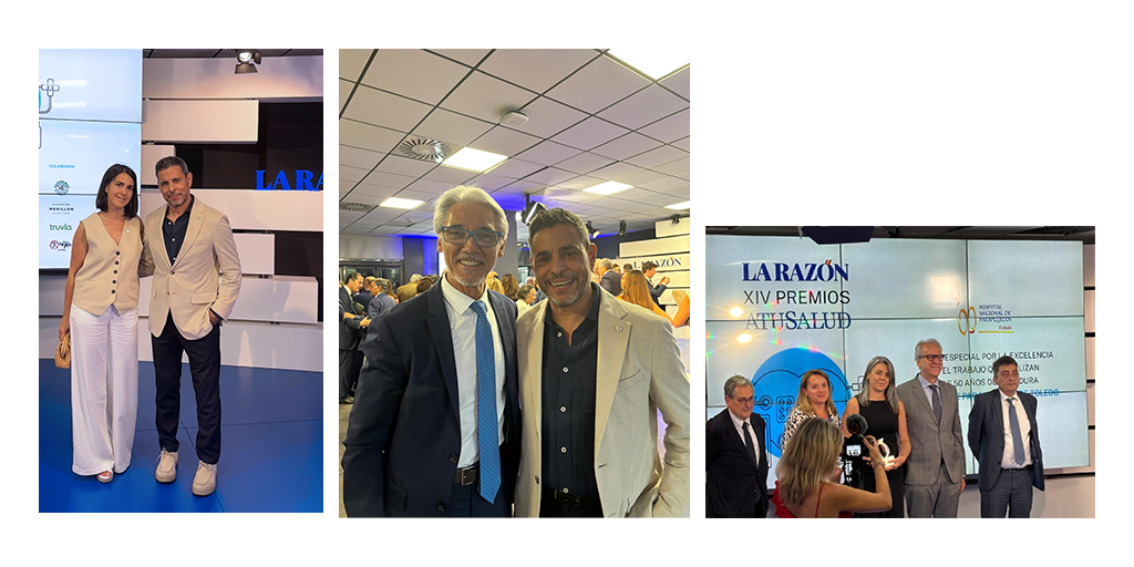 ColegioMédicosToledo (@icomtoledo) on Twitter photo 🩺El COMT en la XIV edición de premios 'A tu Salud' de <a href="/larazon_es/">La Razón</a> El presidente, <a href="/RaulCalvoRico/">Raul Calvo Rico</a> y la secteraria general, Eva García Camacho, asistieron por el COMT. 👉Entre otros, <a href="/HNParaplejicos/">H. N. Parapléjicos</a> recibió un premio especial. ¡Enhorabuena a los ganadores por su labor! 🩺El COMT en la XIV edición de premios 'A tu Salud' de <a href="/larazon_es/">La Razón</a> El presidente, <a href="/RaulCalvoRico/">Raul Calvo Rico</a> y la secteraria general, Eva García Camacho, asistieron por el COMT. 👉Entre otros, <a href="/HNParaplejicos/">H. N. Parapléjicos</a> recibió un premio especial. ¡Enhorabuena a los ganadores por su labor!