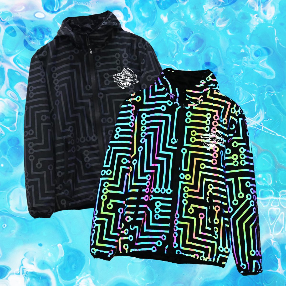 Early this year we made the Short Circuit reflective winter jacket
