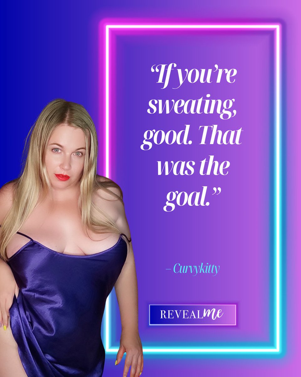 🔥 “If you’re sweating, good. That was the goal.” 
 
revealme.com/Curvykitty

Confidence like this doesn’t ask for permission, it commands attention. 💋

Catch her on RevealMe and see why curves and charisma are a dangerously perfect combo.  

#RevealMe #CurvyKitty