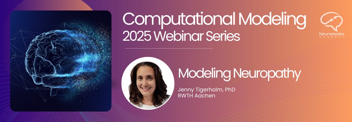 neuromodec's tweet image. [Upcoming Webinar] Modeling Neuropathy

📅Thursday, June 26, 2025 | 11 AM (ET)
✅Free Registration

Learn more: connect.neuromodec.org/events/HVhHOoK…