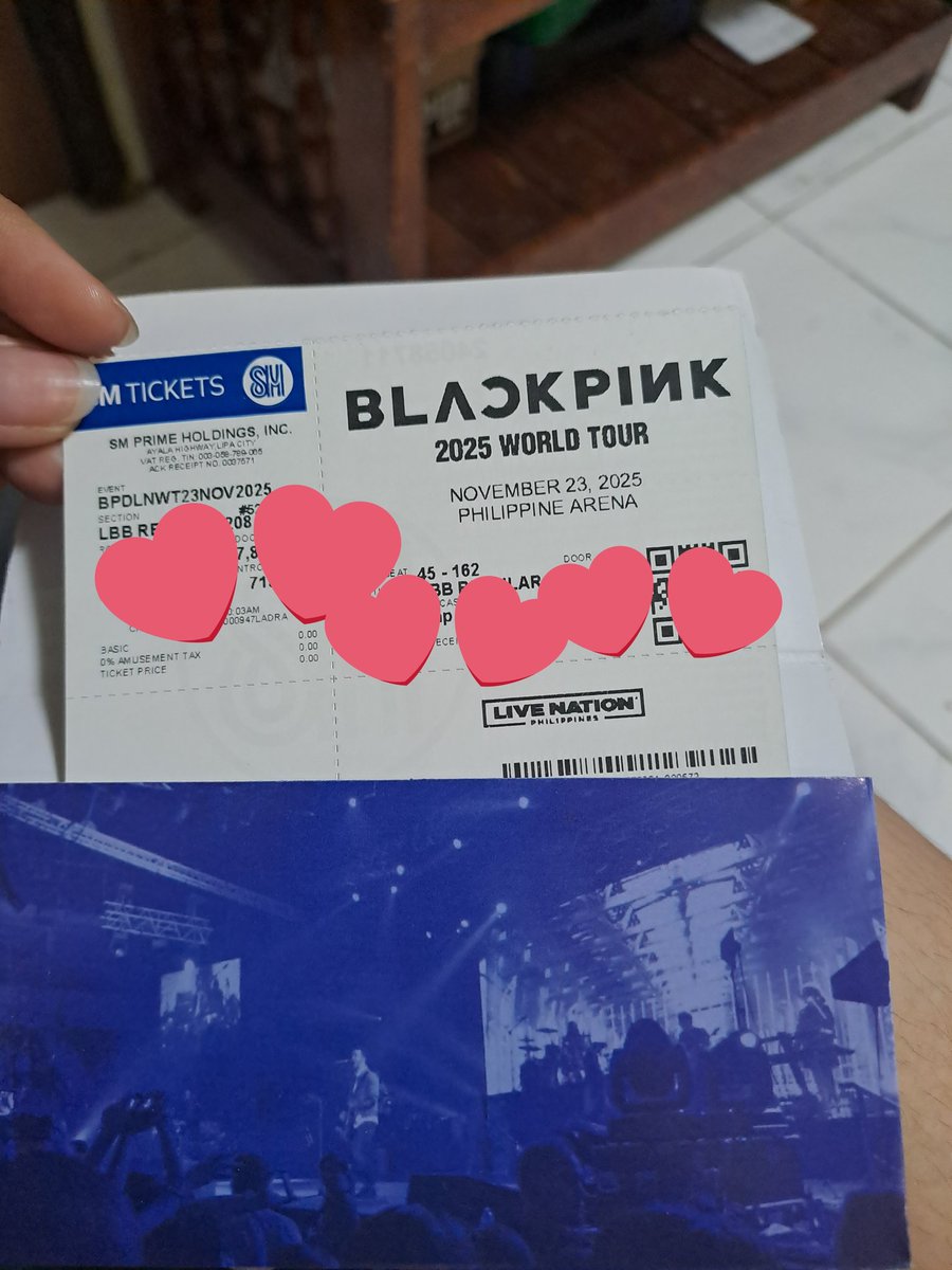bns_treasure's tweet photo. wts lfb ph

blackpink deadline world tour bulacan day 2

(1) LBB Reg 208 row 45 seat 162

- secured during GenSale 
- meet up only (kaliwaan)
- dm or reply if inch

loc: batangas 
(Can do meet up around pasay or Moa)

Rfs: got my desired tix 

#DEADLINE_IN_BULACAN https://t.co/aRSDzgsBPO