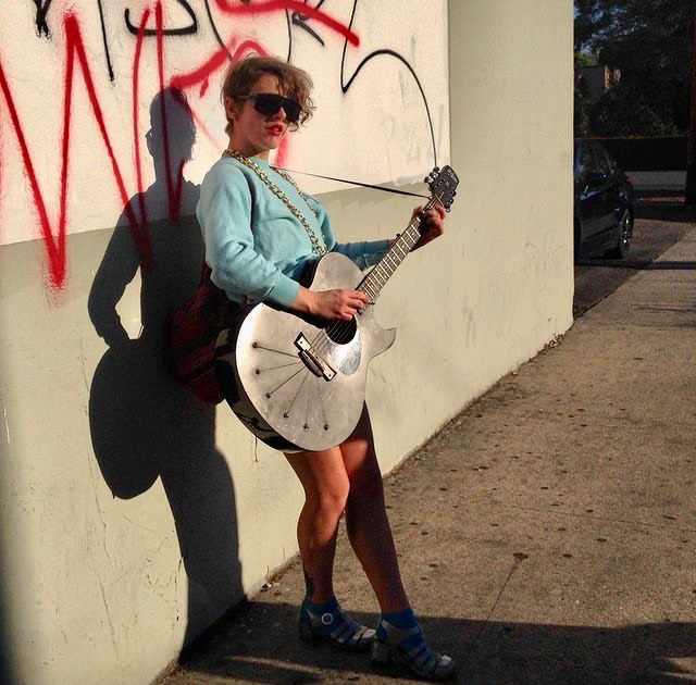 Gothwhiteinc's tweet image. Guitar buds we go busk later today 🍻