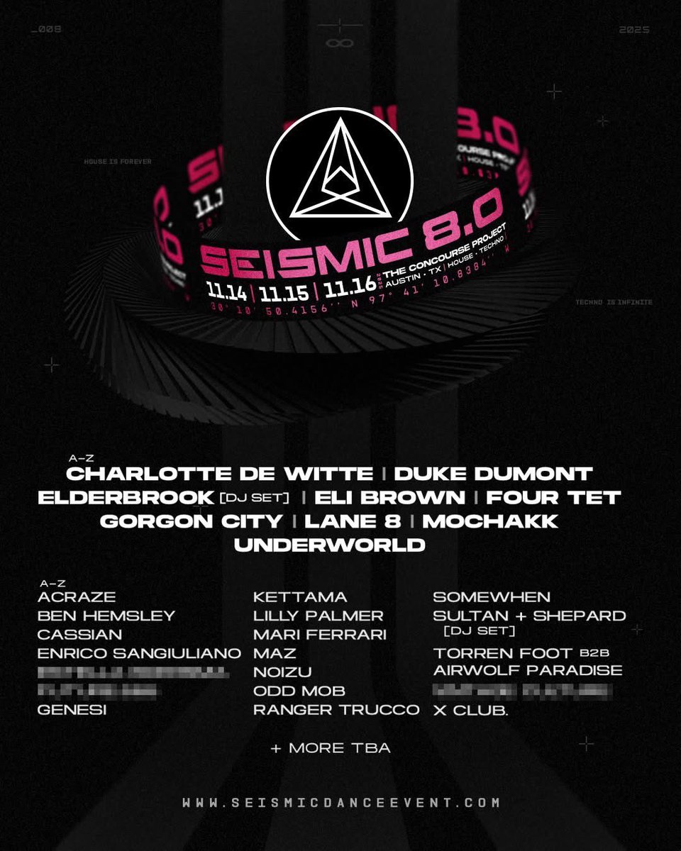 TEXAS EDM FAMILY (@texasedmfamily) on Twitter photo FAM RT/LIKE for a chance to win 2 VIP tickets to <a href="/SeismicTX/">Seismic Dance Event</a>!
🖤 Must follow
<a href="/RealMusicEvents/">RealMusic Events</a>
<a href="/SeismicTX/">Seismic Dance Event</a>
<a href="/TexasEDMFamily/">TEXAS EDM FAMILY</a>
🔊 End 7/1
Tickets & Info: SeismicDanceEvent.Com FAM RT/LIKE for a chance to win 2 VIP tickets to <a href="/SeismicTX/">Seismic Dance Event</a>!
🖤 Must follow
<a href="/RealMusicEvents/">RealMusic Events</a>
<a href="/SeismicTX/">Seismic Dance Event</a>
<a href="/TexasEDMFamily/">TEXAS EDM FAMILY</a>
🔊 End 7/1
Tickets & Info: SeismicDanceEvent.Com