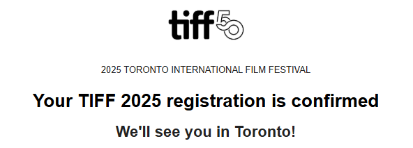 See you in September, Toronto. #TIFF50