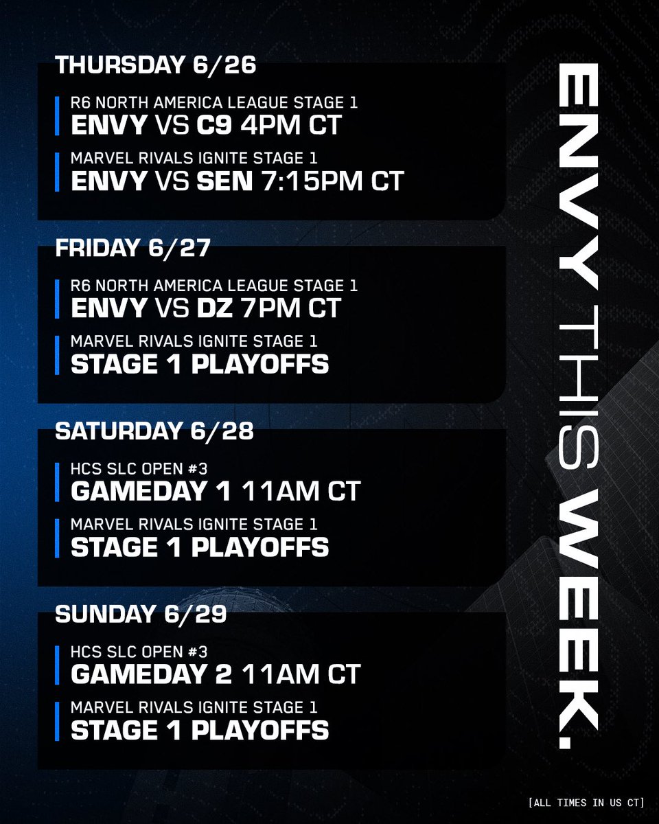 Stacked week. 

#EoD
