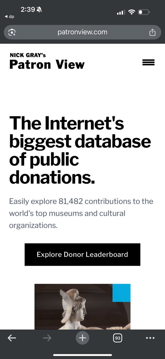 stetson 🤠 (@stetsblake) on Twitter photo I got my (first) mention on today’s ep of My First Million.
Over the last few weeks <a href="/nickgraynews/">Nick Gray / How to Make Friends</a> and I have been building at an insane pace with Claude Code, Gemini and other tools.
We’ve made something awesome: PatronView dot com — an explorable database of donors to world I got my (first) mention on today’s ep of My First Million.
Over the last few weeks <a href="/nickgraynews/">Nick Gray / How to Make Friends</a> and I have been building at an insane pace with Claude Code, Gemini and other tools.
We’ve made something awesome: PatronView dot com — an explorable database of donors to world
