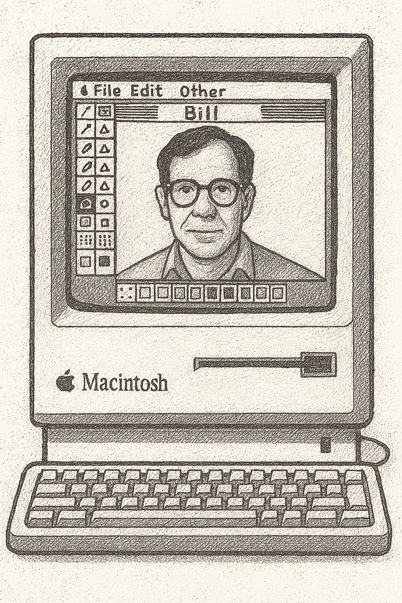 wpverse's tweet photo. 🖥️✨ Remembering Bill Atkinson—creator of QuickDraw &amp; MacPaint, whose vision made the Mac feel like a friend. His design philosophy still shapes how we create today. Read a heartfelt tribute: https://t.co/qMRRIZEpGy #Macintosh #DesignLegend #BillAtkinson https://t.co/c6uwR31ed9