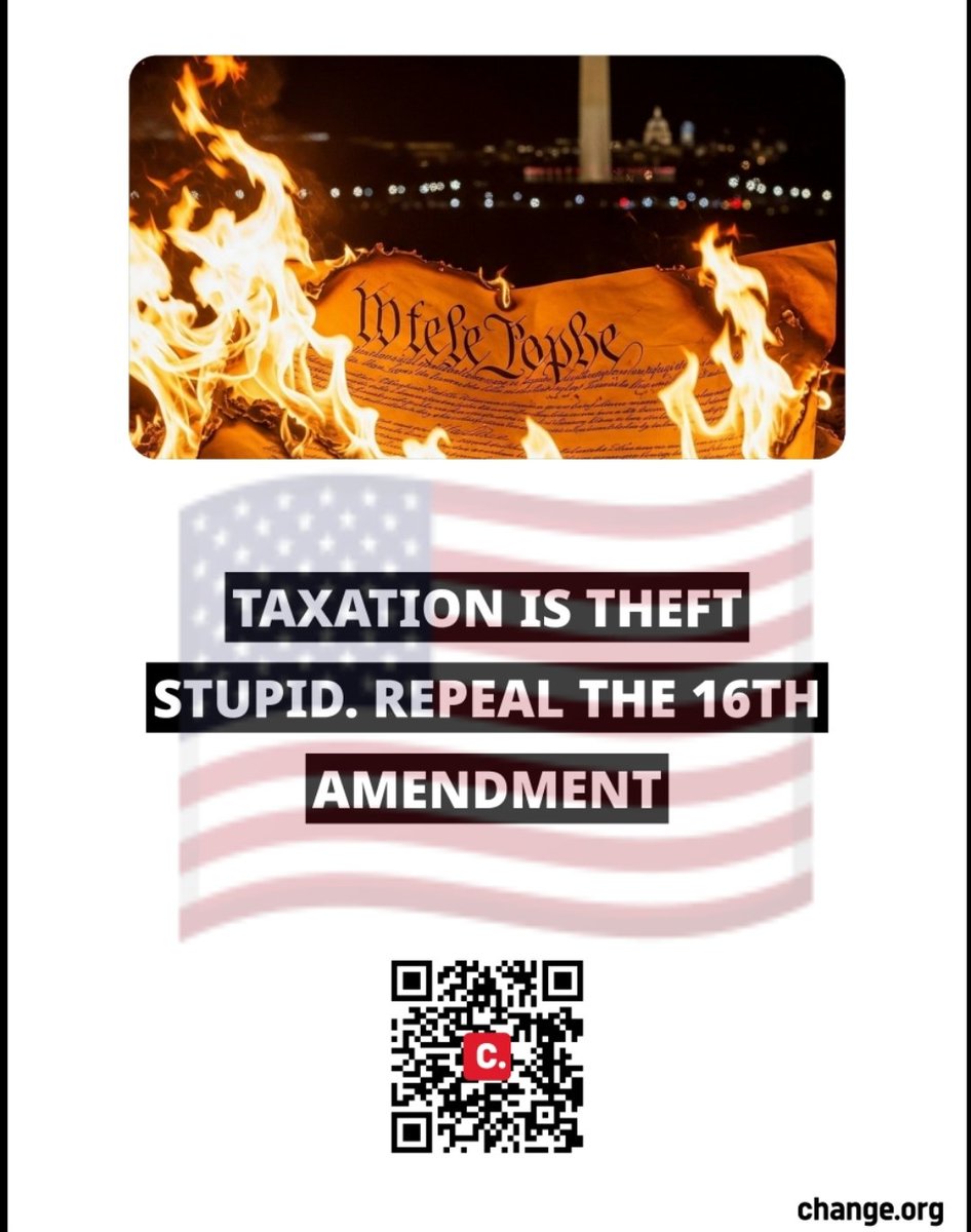 Taxation is theft stupid (@t1t5fl) on Twitter photo <a href="/RepMTG/">Rep. Marjorie Taylor Greene๐บ๐ธ</a> You're EXTORTED by perverts in DC
That stolen๐ฒ pays men (some are your friends and family) who act as violent enforcers
Your compliance & fear keeps them in power
Waving their gang colors ๐บ๐ธ & singing their anthems makes you complicit in your subjugation
change.org/Taxation-is-thโฆ <a href="/RepMTG/">Rep. Marjorie Taylor Greene๐บ๐ธ</a> You're EXTORTED by perverts in DC
That stolen๐ฒ pays men (some are your friends and family) who act as violent enforcers
Your compliance & fear keeps them in power
Waving their gang colors ๐บ๐ธ & singing their anthems makes you complicit in your subjugation
change.org/Taxation-is-thโฆ