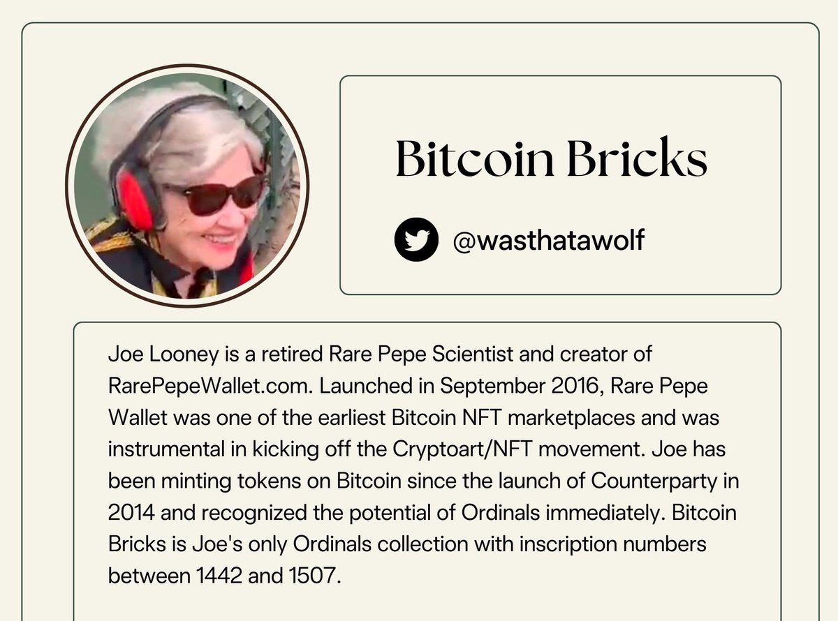 Bitcoin Bricks 🧱 tweet media