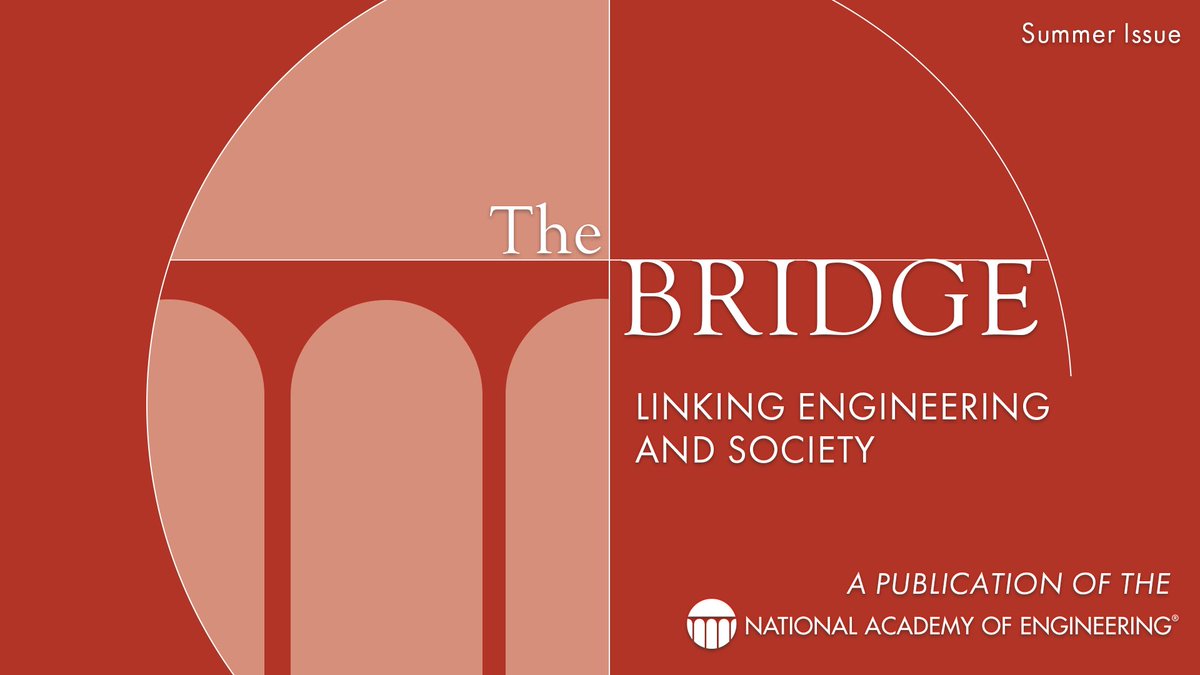theNAEng's tweet image. The summer issue of The Bridge is now live!
Dive into cutting-edge insights on the innovations transforming advanced #biomanufacturing for #medicines.
Read here: ow.ly/acPS50WbX8A
#TheBridge