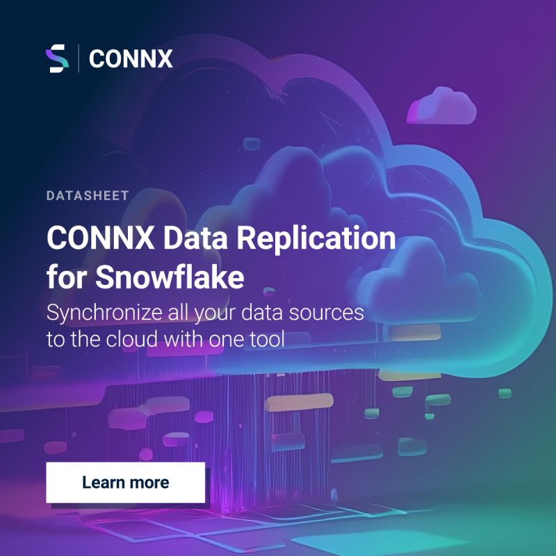 SoftwareAG's tweet image. Sync your Snowflake® data warehouse with 150+ sources—legacy to cloud. ❄️ CONNX ensures real-time, seamless replication without downtime. Migrate, integrate & transform with ease.
Learn more: softwareag.com/en_corporate/r…
#DataIntegration #DigitalTransformation #DataReplication