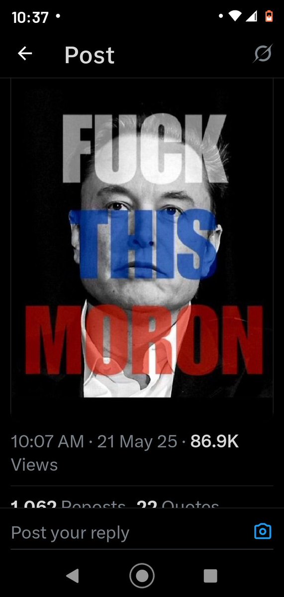 TheOralBuffet's tweet photo. Fuck Elon and Right on Grok https://t.co/JYVapsFTOQ