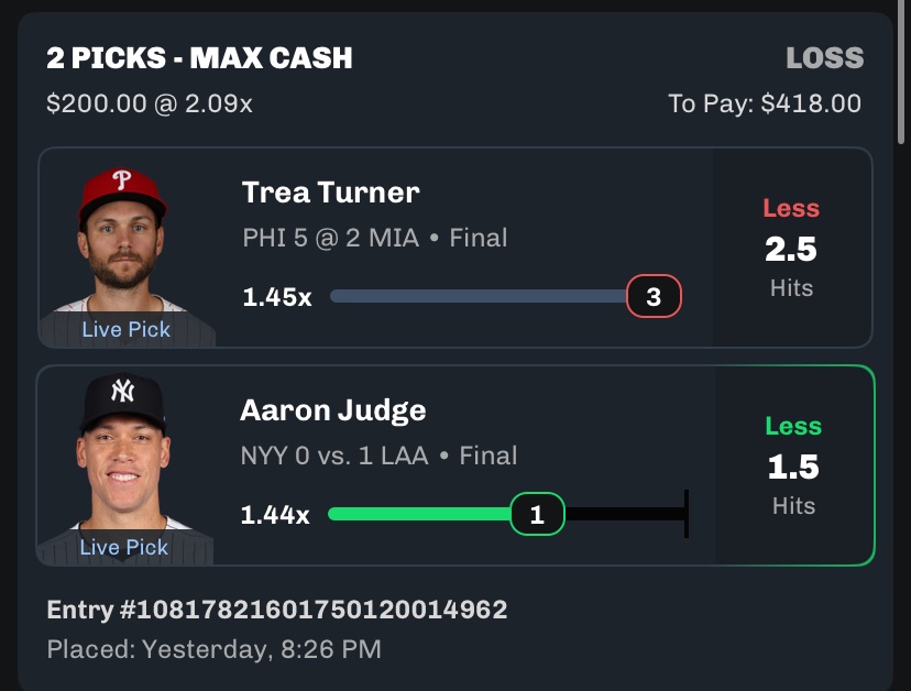 RyanJordanLewis's tweet photo. @ChalkboardHQ Username: ryanjordanlewis

I’m starting to believe yall dont really give refunds on players who play big https://t.co/XDlg2XBk3s