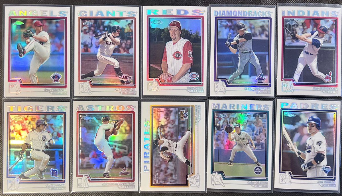 #coolenoughstacks Lot 60

2004 Topps Chrome refractors ⛽️

$1 each

Claim by player name

Rules &amp; info in pinned tweet. Stack through Thursday.

#coolenoughstacks