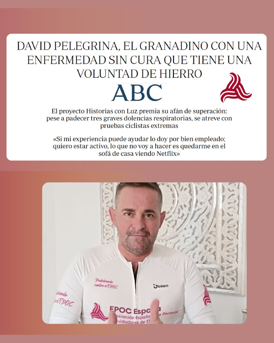 EPOCEspana (@epocespana) on Twitter photo ❤️ Cuando la voz de una persona con EPOC se escucha, todos ganamos visibilidad.
La pasada semana acompañamos a David Pelegrina, socio y paciente de EPOC España, en la III Gala Historias con Luz de <a href="/SanofiES/">Sanofi España</a> Su historia pone rostro al reto diario de vivir con EPOC y también a la ❤️ Cuando la voz de una persona con EPOC se escucha, todos ganamos visibilidad.
La pasada semana acompañamos a David Pelegrina, socio y paciente de EPOC España, en la III Gala Historias con Luz de <a href="/SanofiES/">Sanofi España</a> Su historia pone rostro al reto diario de vivir con EPOC y también a la