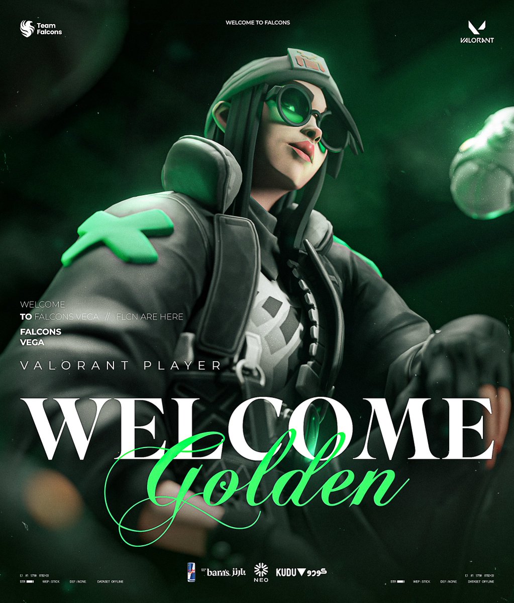 Falcons Esports (@falconsesport) on Twitter photo The dreams will be real with us โก๏ธ๐ โ Welcome <a href="/21Goldenn/">Golden</a> to our VALORANT VEGA Team
โ ุงููุญูููู
ููุจูุฏุฃ ู
ูู ูููุง! ๐ซก
ุฑุญูุจููุง ู
ุนูุง ุจุงููุงุนุจุฉ "GOLDEN" ูู ุตููู ูุงููููุฒ ฺคูุฌุง ููุนุจุฉ ฺคุงููุฑุงูุช! ๐ฆ
๐
#FalconsAreHere The dreams will be real with us โก๏ธ๐ โ Welcome <a href="/21Goldenn/">Golden</a> to our VALORANT VEGA Team
โ ุงููุญูููู
ููุจูุฏุฃ ู
ูู ูููุง! ๐ซก
ุฑุญูุจููุง ู
ุนูุง ุจุงููุงุนุจุฉ "GOLDEN" ูู ุตููู ูุงููููุฒ ฺคูุฌุง ููุนุจุฉ ฺคุงููุฑุงูุช! ๐ฆ
๐
#FalconsAreHere