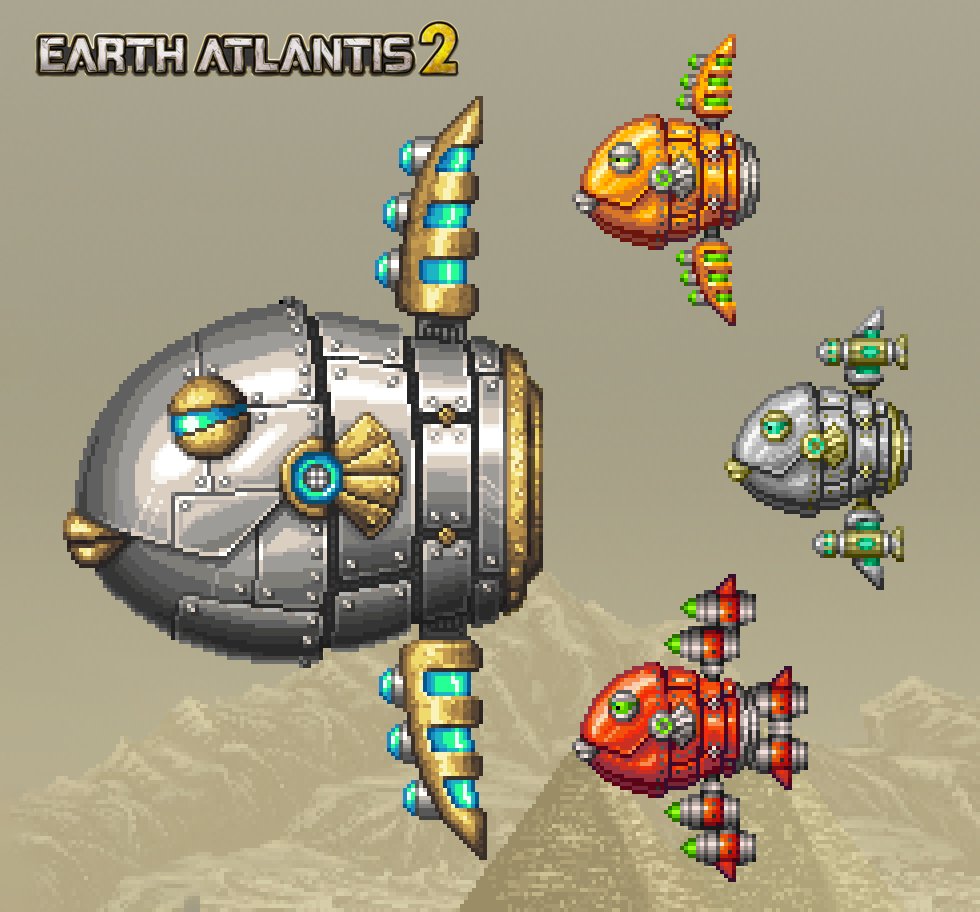 PixelPerfex's tweet image. Happy Family !!
#IndieGame #IndieDev #Shmups #STG #PixelArt #shmup #ドット絵 #EarthAtlantis2