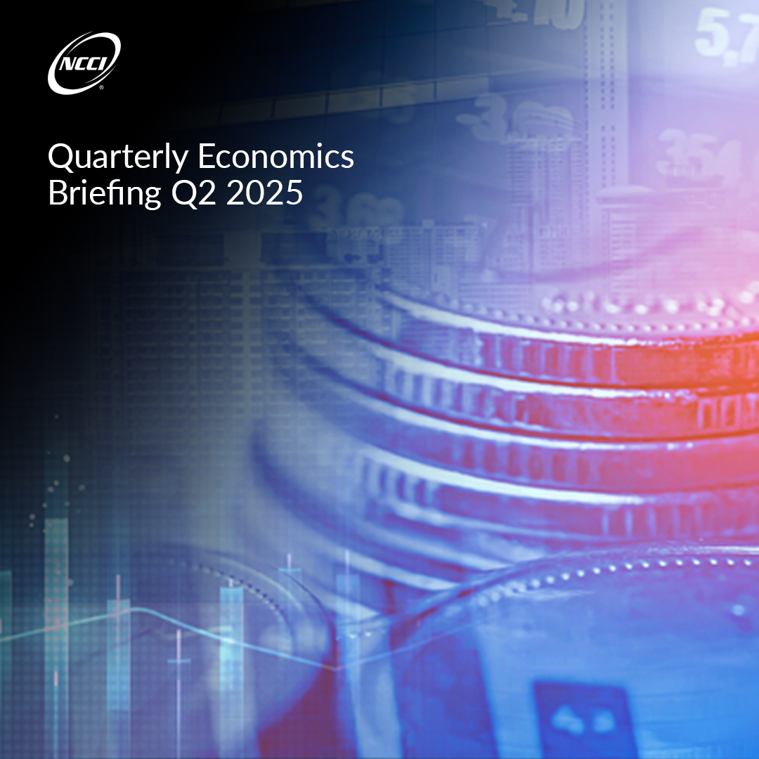 🔹 Q2 Report Now Available! 
Policy changes in early 2025 have led to a heightened sense of economic uncertainty. Uncertainty around tariffs and their impact on consumer spending have increased recession probabilities. Read the Q2 2025 QEB to learn more: ncci.com/Articles/Pages…