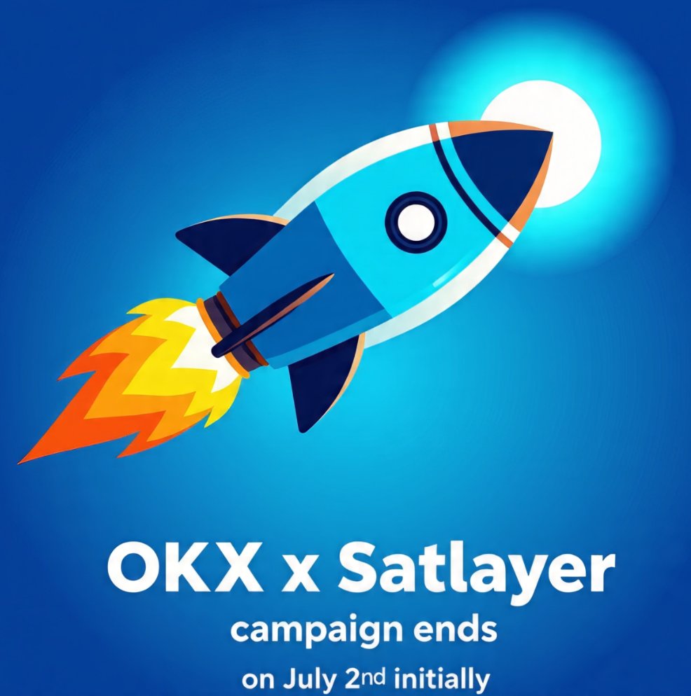 🚨 LAST CHANCE 🚨! 
Don't miss out on 800K $SLAY tokens! 🤯 
OKX x Satlayer campaign extended to July 2nd! 📆
📥 Installing OKX wallet 📈 Depositing 0.00001 BTC 📊 Holding $10 worth of assets for 24hrs 🏆 Top 800 depositors get EARLY ACCESS! 🏃‍♂️ Get in on the action! <a href="/satlayer/">SatLayer 🟨🧊</a>